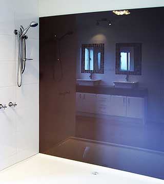 KOLOR™ - Shower Wall Glass Splashbacks - Bathroom / Ensuite - Teesdale Supplied & Installed by - geelongsplashbacks.com.au